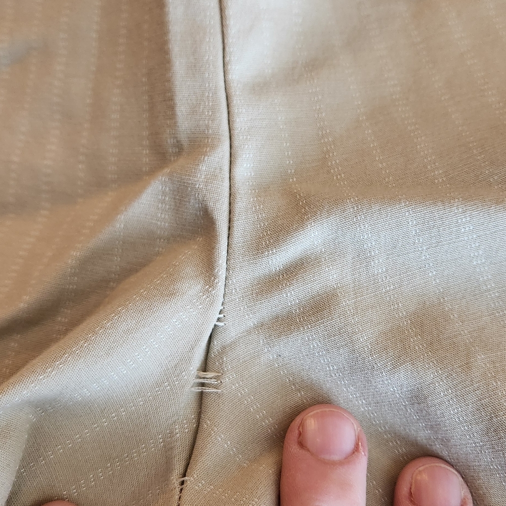 Lane Bryant Beige Pinstripe Trousers - Picture 4 of 12